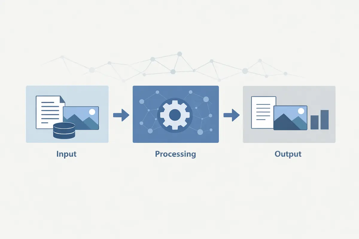 Diagram illustrating AI for students, from planning to research support